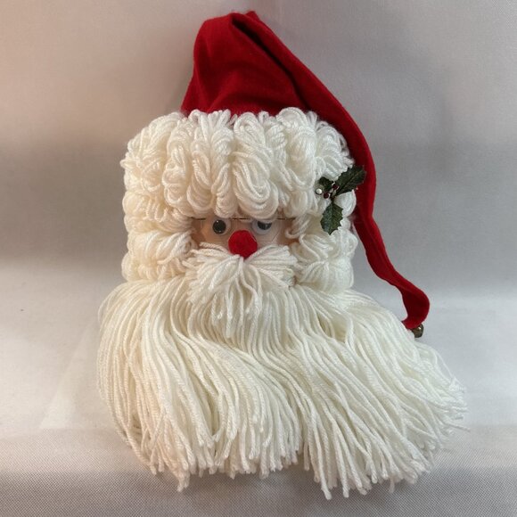 Vintage Handmade Bleach Bottle Santa Wall Hanging - Picture 5 of 5